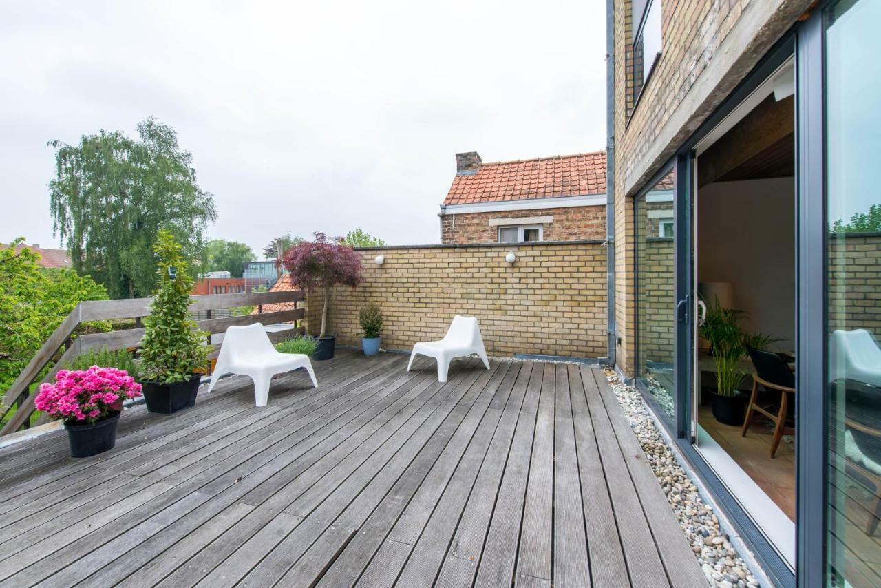 Vintage Duplex In Bruges Leilighet Eksteriør bilde